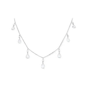 3.12 Carat Rose Cut Diamond Necklace