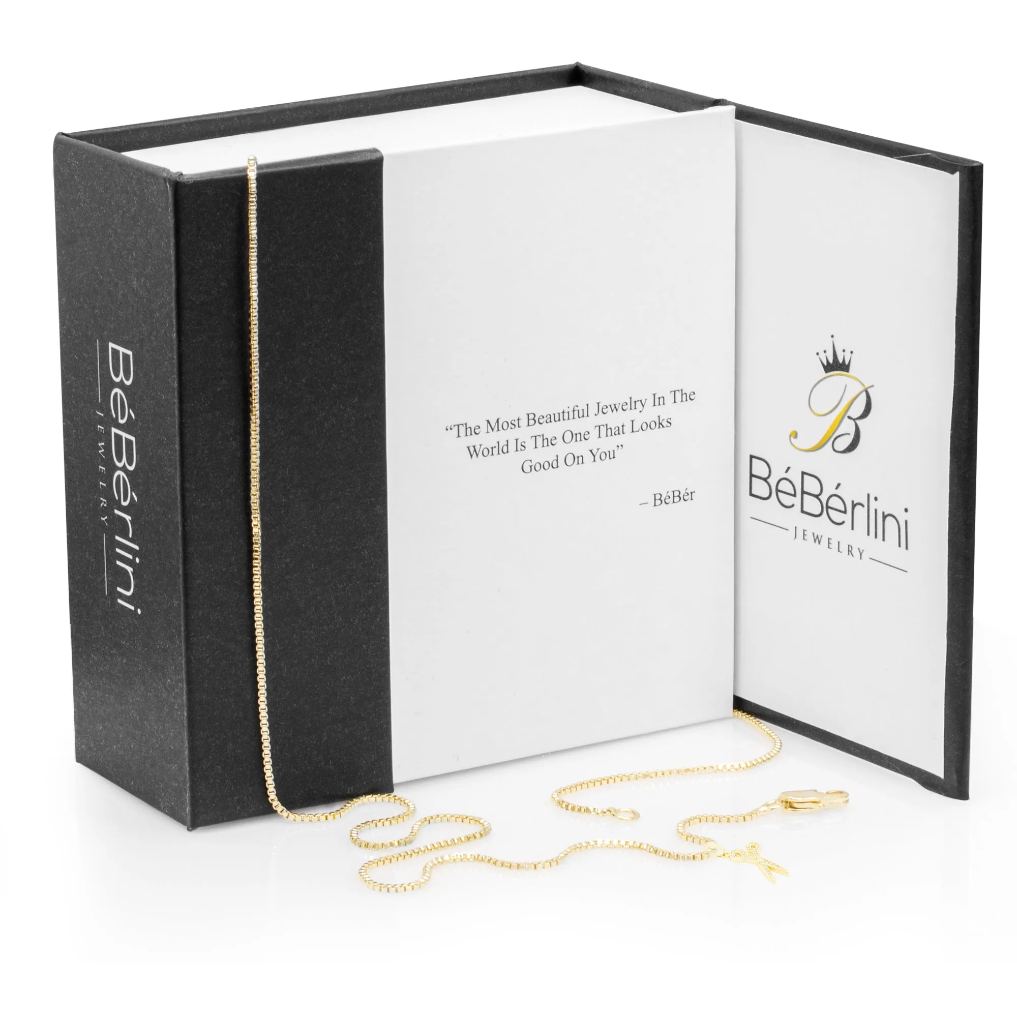 Cubic Zirconia Scissors Pendant 14K Gold Filled Necklace Set