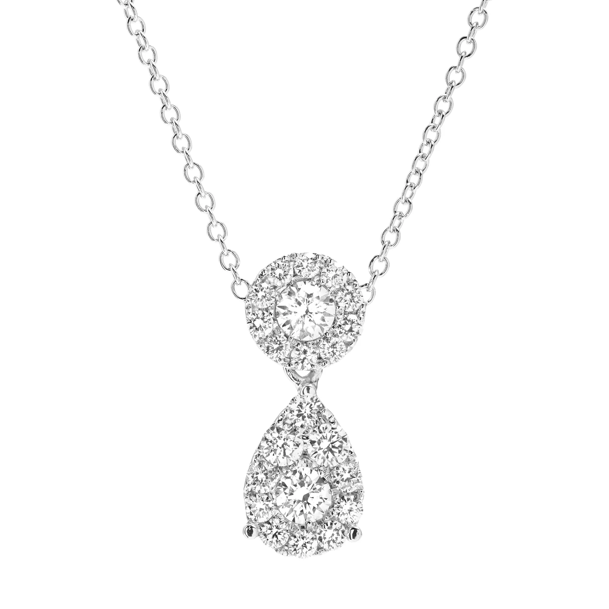 Everyday Diamond Pendant in White Gold