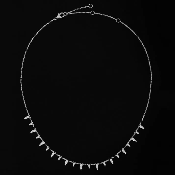 Gleam Diamond Station Necklace