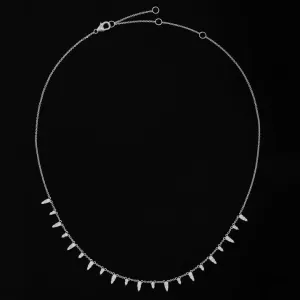 Gleam Diamond Station Necklace