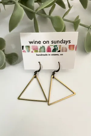 Olivia Triangle Earrings