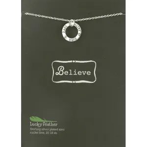 Silver Faith Hope Love Pendant Necklace