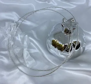 Wedding Crowns (Stefana) -  Silver Band