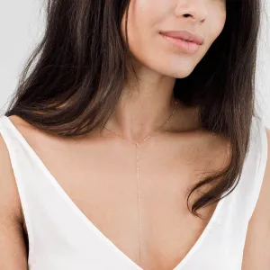 Y Lariat Necklace - 'Kaia'